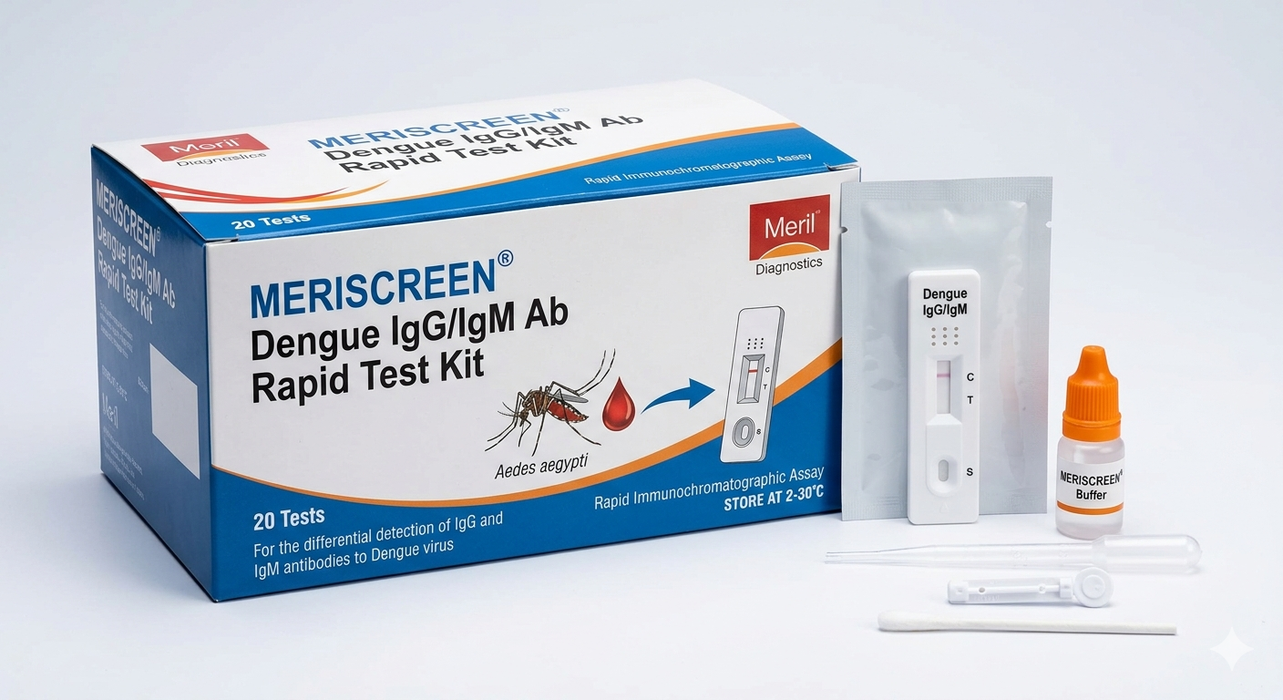 MERISCREEN® Dengue IgG/IgM Ab Rapid Test Kit (20T)