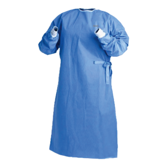 MAIRA Isolation Gown, 35 GSM SMS, AAMI Level 1, blue