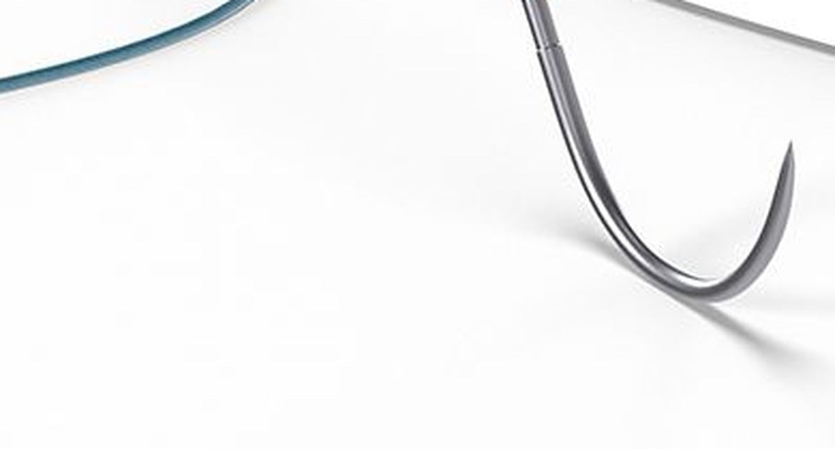 Meril Mericron XL braided polyester suture on a curved needle