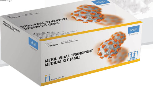 Meril Viral Transport Medium Kit 3ml carton, 50 tests