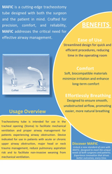 Mafic tracheostomy tube: cuffed and uncuffed